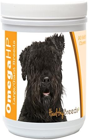 Healthy Breeds Bouvier des Flandres Omega HP Fatty Acid Skin and Coat Support Soft Chews 90 Count