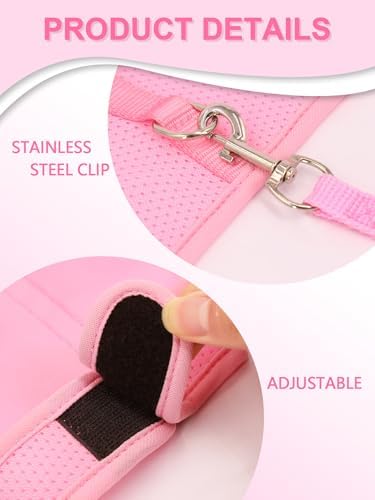 Bunny Harness and Leash for Walking Escape Proof,Blue M Chest:9.4-11.8"