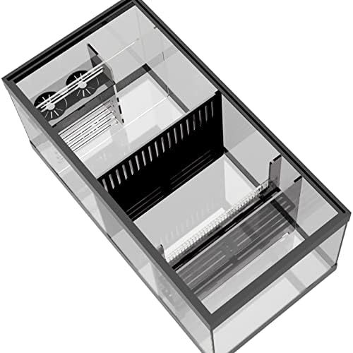 LYL LEYOULAND Adjustable Sump Baffle Kit - Refugium Kit for 40 Gallon Breeder Tank - Reef Aquarium - Saltwater Aquarium Filter System- Protein Skimmer Sump