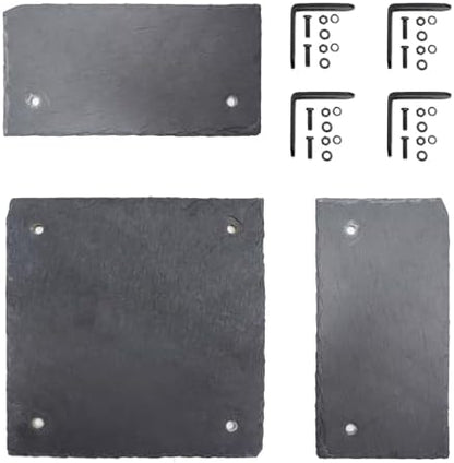 Bearded Dragon Tank Accessories, Slate Rocks for Reptiles, Bearded Dragon Basking Platform, Habitat Hide for Bearded Dragons, Tortoise, Gecko, Snake and Other Reptile & Amphibian