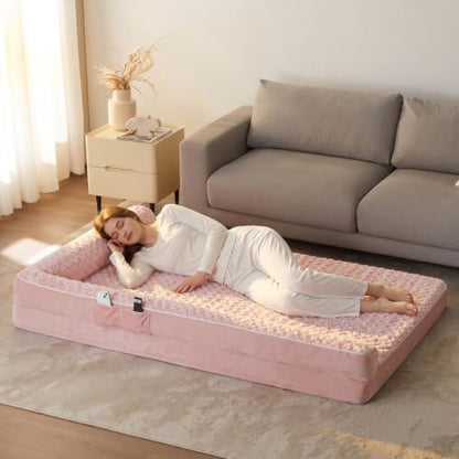 BFPETHOME Orthopedic Washable Dog Bed, Sleeping Couch for Large Senior Dogs