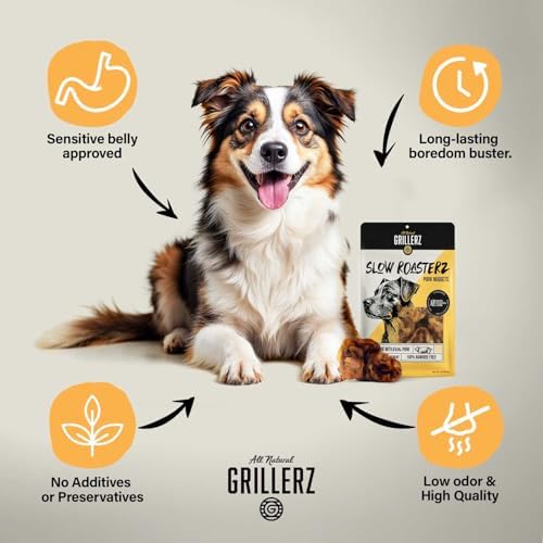 Grillerz Pork Nuggets Dog Chews 1lb Single-Ingredient