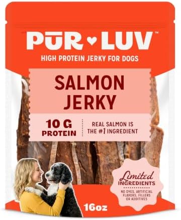 Pur Luv Salmon Jerky Dog Treats