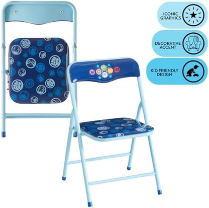 Marvel Avengers 3-Piece Kids Activity Table and Chair Set – Square Table with 2 Folding Chairs, Superhero-Themed Furniture for Ages 3+, Ideal for Playroom, Arts & Crafts, or Snacks