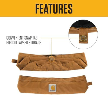 Carhartt Nylon Duck Travel Dog Bowl Carhartt Brown