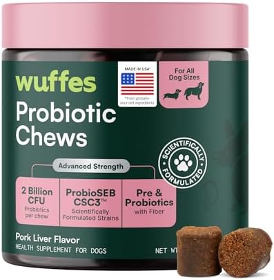 Wuffes Probiotic Chews for Dogs, Gut & Immune Support
