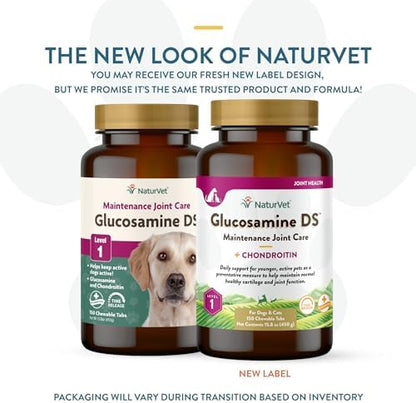 NaturVet Maintenance Joint Care with Chondroitin, Dogs & Cats, 150ct