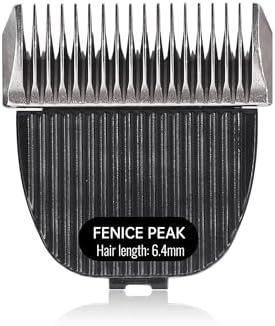 5FC Low Noise Pet Dog Grooming Clippers Replacement Blade Ceramic Edge Detachable Steel Pet Clipper Blade with Cutting Length of 6.4mm 1/4'' (1 Count)