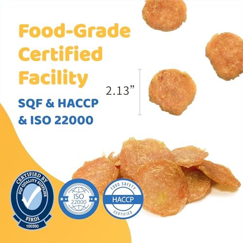 iPaw Chicken Chip Dog Treat,SQF-Certified Production Process,Training Treat