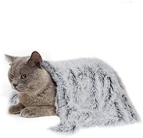 PJYuCien Lightweight and Portable Soft Pet Blanket, 16"x24", Gray