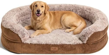 FUKUMARU Dog Bed, 42.5-Inch X-Large Orthopedic Dog Couch, Up to 80 lb