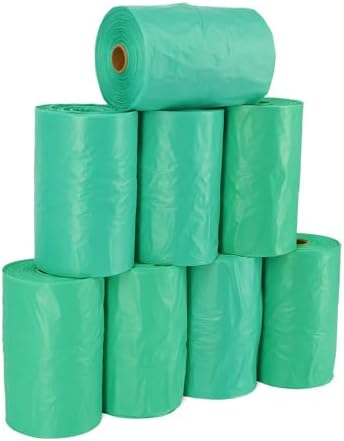Zero Waste USA - Jumbo Tie-Handle Pet Waste Bags, 2,400 Count, 8 Rolls