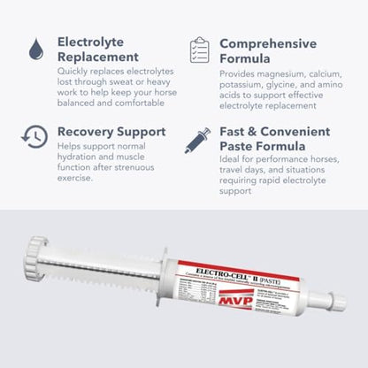 MVP Electro-Cell II Electrolyte Paste with Probiotics for Horses