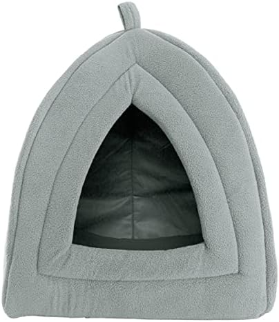 Cat House - Indoor Bed with Removable Foam Cushion - Pet Tent for Puppies, Rabbits, Guinea Pigs, Hedgehogs, and Other Small Animals by PETMAKER (Pack of 2)