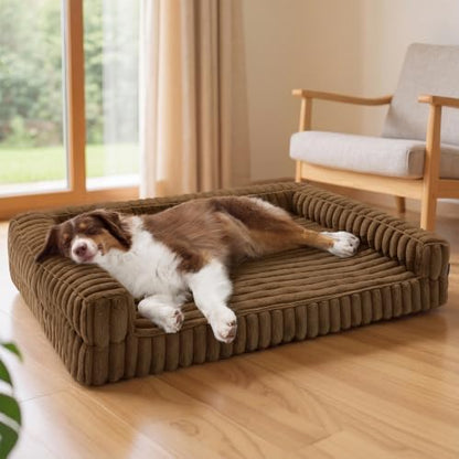 Bedsure ComfyFleece™ Memory Foam Orthopedic Dog Beds Large Sized Dog 35"