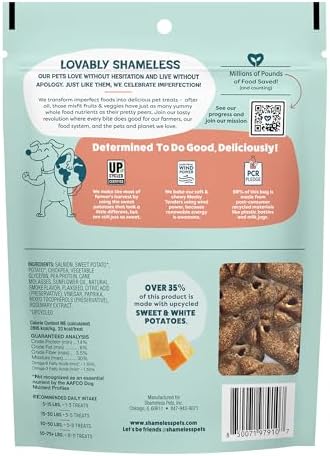 Shameless Pets Reelin' Salmon Meaty Tenders, Soft Dog Treats, 8oz