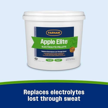 Farnam Apple Elite Horse Electrolytes Pellets Supplement, 40 Day Supply