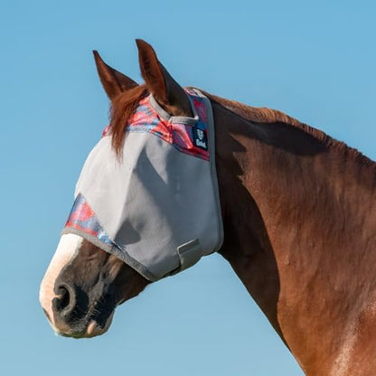 Cashel Crusader Fly Mask, Standard, Patchwork, X-Small (Weanling)