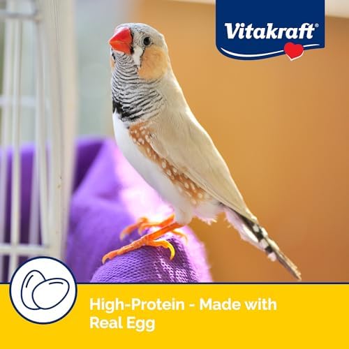 Vitakraft VitaSmart Egg Food for Birds - Daily Supplement for Parrots, Parakeets, Cockatiels, and Canaries - Bird Calcium Supplement 1.1 Pound (Pack of 1)