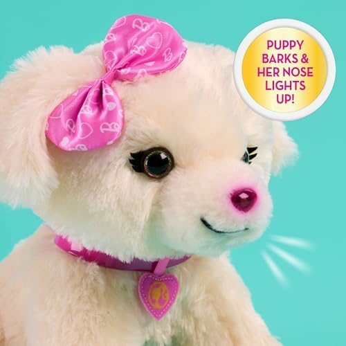 Barbie Puppy Pet Doctor Set, 9-Piece Pretend Play Vet Kit with Plush Dog