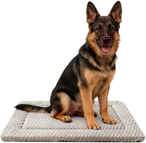 Dog Bed Mat - Reversible Dog Crate Bed Mats, Soft & Breathable Kennel Pad, Durable Crate Bed for Small Medium Large Dogs & Cats