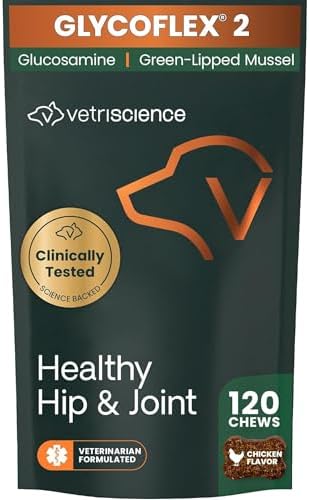 VetriScience Healthy Hip & Joint Chews for Dogs, Chicken, 120 Count