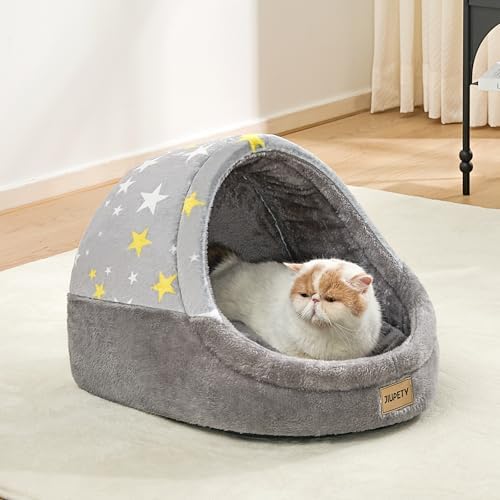 Cute Cat Beds for Indoor Cats, Cat Cave Bed for Kittens, Large Cat Cave