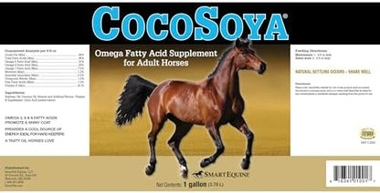 SmartEquine CocoSoya Oil, 1 Gallon, 32 Servings