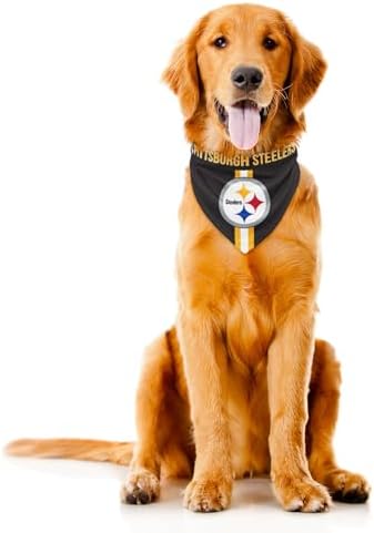 Littlearth NFL Reversible Pet Bandana - Officially Licensed Teams, Sizes XS to XL