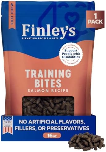 Finley's Training Treats Salmon Soft Low Calorie Dog Treats, 16oz, 1 Pack