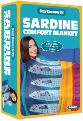 WHAT DO YOU MEME? Cozy Concepts Co. Sardines Comfort Blanket by Relatable