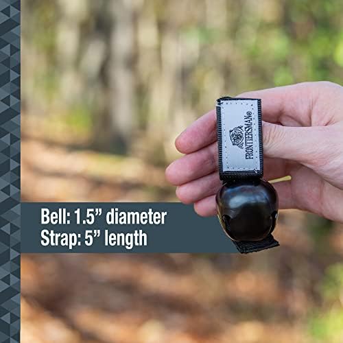 SABRE Frontiersman Bear Bell with Magnetic Silencer for Hiking & Camping