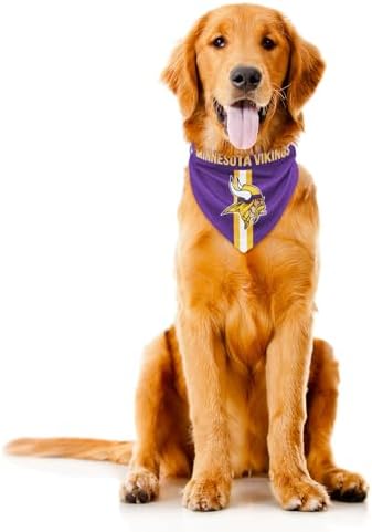 Littlearth NFL Reversible Pet Bandana - Officially Licensed Teams, Sizes XS to XL