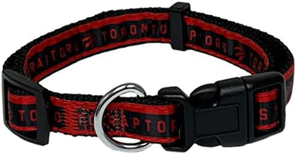 New & Improved Pets First NBA Toronto Raptors Dog & Cat Collar, Size Small Basketball Team Collar