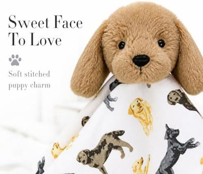Mud Pie Labrador Retriever Woobie, Baby Lovey Blanket with Labrador Plush