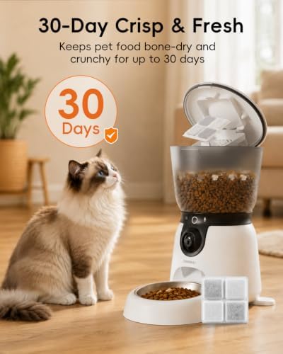 4PACK Pet Food Desiccant Bags for ZUMIMALL PET6 Automatic Cat Dog Feeders