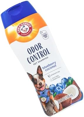Arm & Hammer Odor Control Dog Shampoo, Blueberry Coconut, 20 Fl Oz
