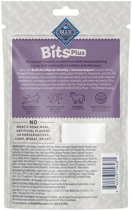 Blue Buffalo Bits Plus Beef Dog Treats, 3.5 oz