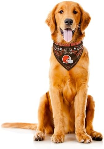 Littlearth NFL Reversible Pet Bandana - Officially Licensed Teams, Sizes XS to XL
