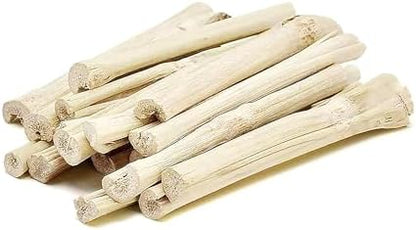 SunGrow Sweet Bamboo Chew Sticks for Rabbits, 100g (3.5 oz) Bunny Molar Chew Sticks for Guinea Pigs, Chinchillas, Gerbils, Hamsters and Small Animals