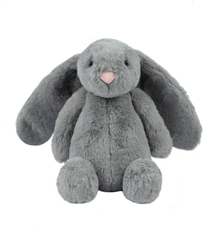 Best Pet Supplies Bunny Buddy Squeaky Plush Dog Toy - Gray