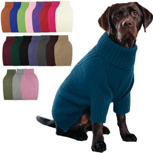 IECOii XXXL Dog Sweater,Warm Dog Sweaters for Extra Large Dogs Girl Boy
