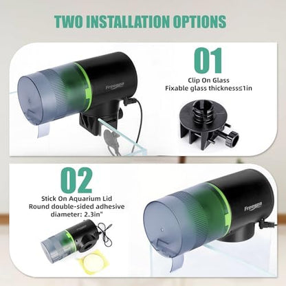 FREESEA Aquarium Automatic Fish Feeder: Programmable Dispenser