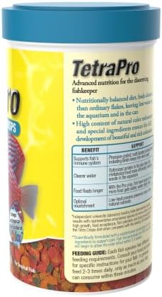 TetraPro Tropical Color Crisps Fish Food, 2.65 oz