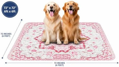 PUPIBOO Washable Pee Pads for Dogs and Cats - Super Absorbent Reusable Puppy Training Pads - 100% Waterproof, Leak-Proof & Non-Slip Whelping Pads for Pet Housebreaking