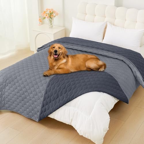 Smiry Waterproof Dog Bed Cover Blanket, Reversible Pet Blanket