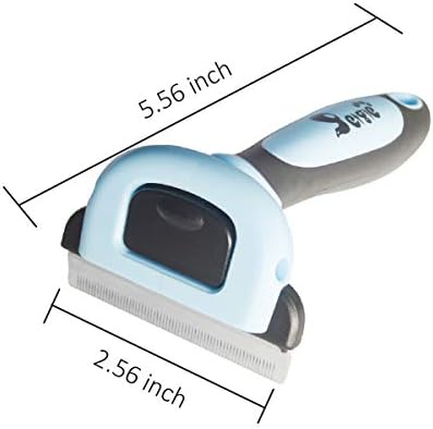 Cat Brush & Cat Comb for Shedding, 2.5inch Blue - Hair Brush for Long Hair and Short Hair, Pet Grooming Tool for Small to Medium Dogs and Cats, Detangle, Eco Friendly, Weekly Grooming