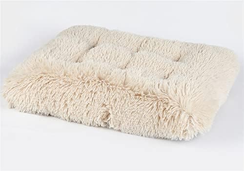 Long Plush Calming Pet Bed Cuddler Pet Bed Apricot 2XL