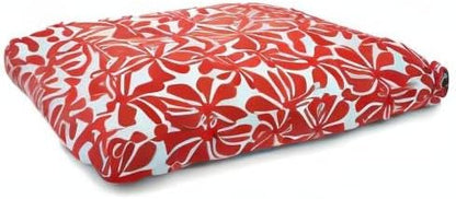 Red Plantation Small Rectangle Indoor Outdoor Pet Dog Bed With Removable Washable Cover By Majestic Pet Products