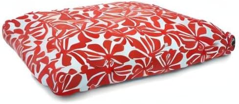Majestic Pet Rectangular Dog Bed, Medium, 36x29x4 in, Washable, Red